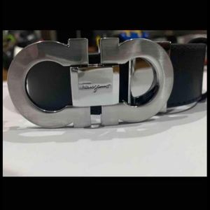 Silver buckle Salvatore Ferragamo belt